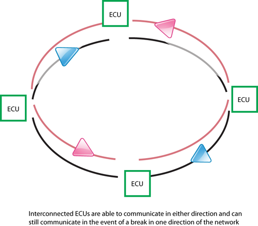 Interconnected ECUs