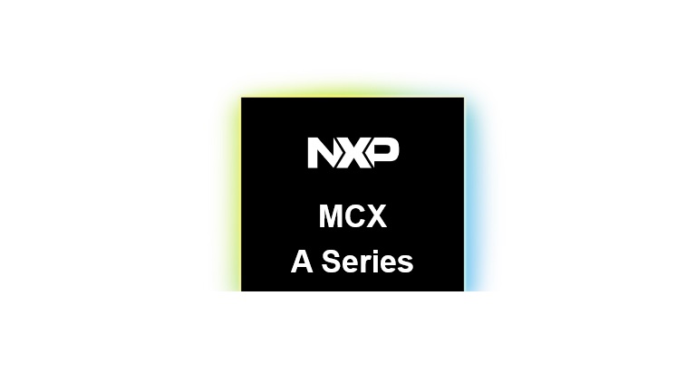 NXP's MCX A Series MCU - top side of the chip