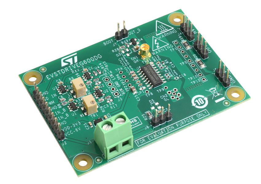 STMicroelectronics EVSTDRIVE600DG - evaluation board top side