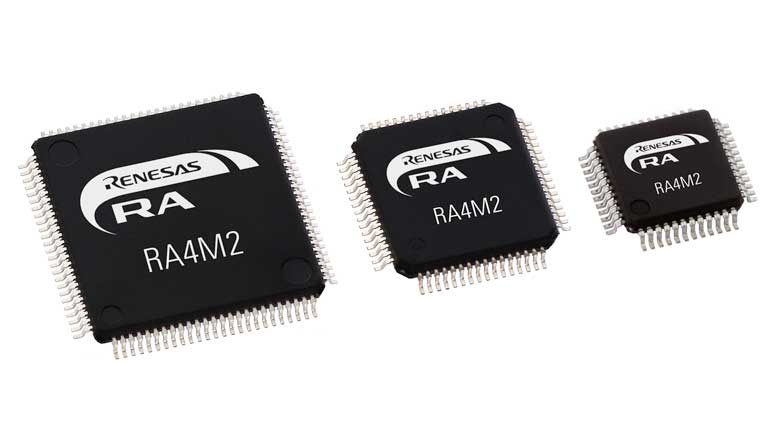 Renesas RA4M2 group of 32-bit microcontrollers