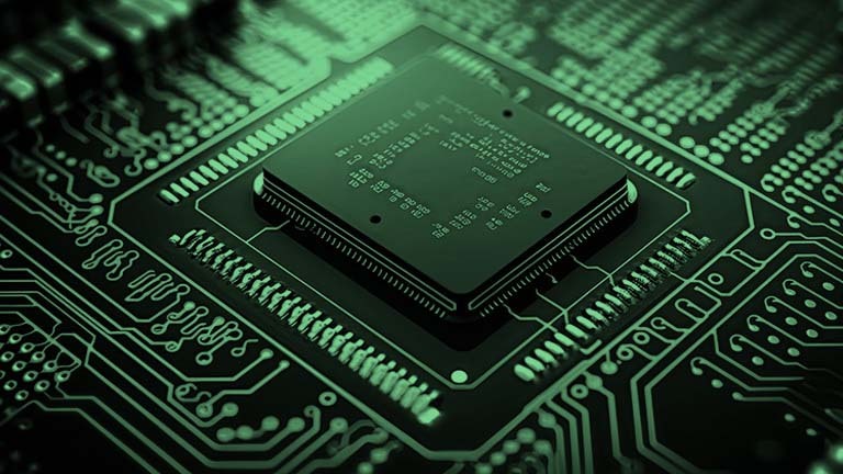 MCU on a PCB