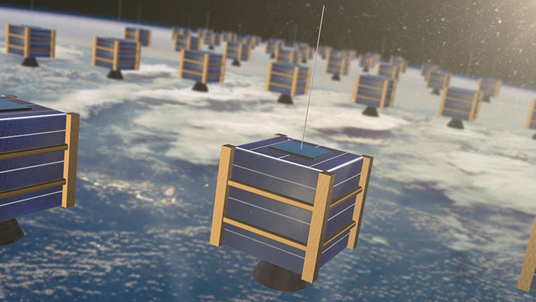 satellites in low Earth orbit