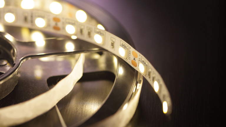 strip of LED lights