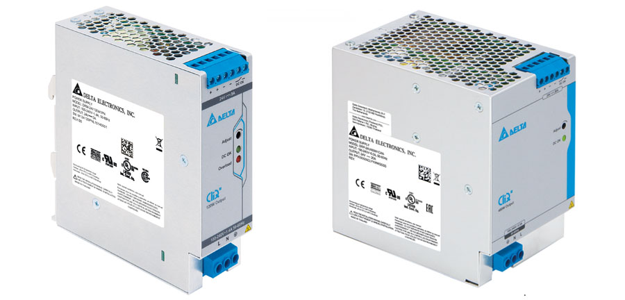 Delta Cliq III and Cliq M DIN rail AC-DC power supplies