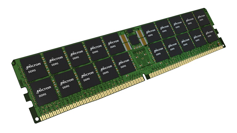 Micron DDR5 SDRAM - angled back side