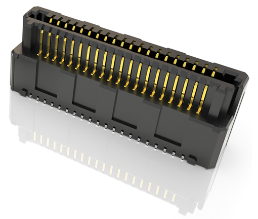 Samtec's LSHM Series - 0.50 mm Razor Beam™ High-Speed Hermaphroditic Terminal/Socket Strip Samtec's LSHM Series - 0.50 mm Razor Beam™ High-Speed Hermaphroditic Terminal/Socket Strip