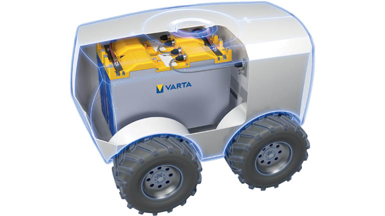 A typical application for VARTA ASB battery modules