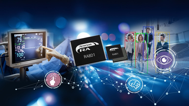 Renesas RA8D1 product image