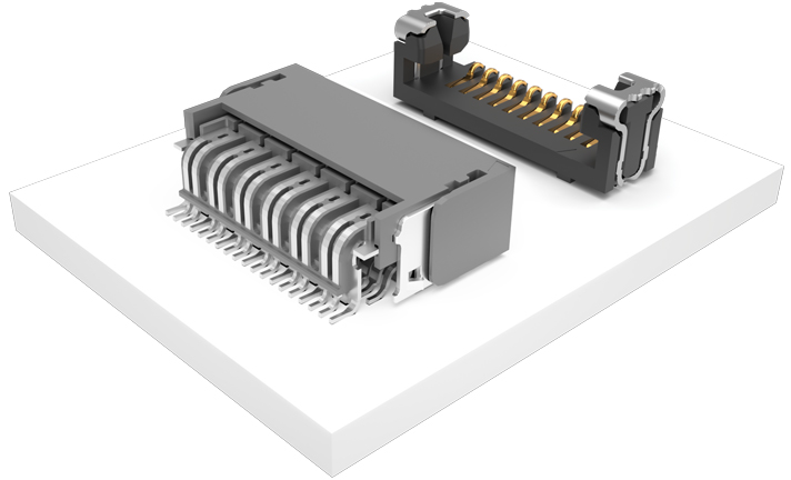 Samtec's UCC8 Series - FireFly™ Positive Latching Receptacle Samtec's UCC8 Series - FireFly™ Positive Latching Receptacle
