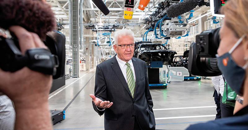 Wolfgang Kretschmann in an interview