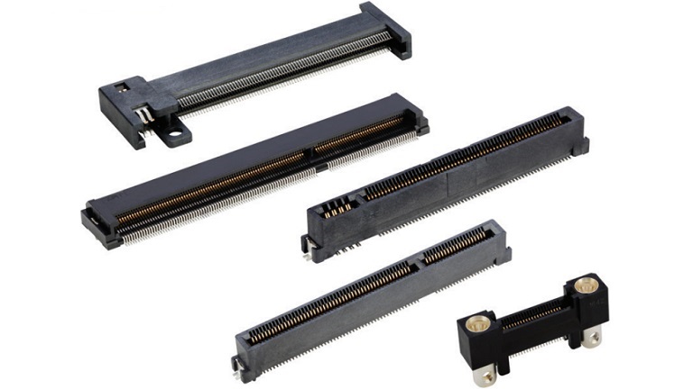 Amphenol CS Slim Cool Edge 0.65mm Hybrid Power & Signal Connectors