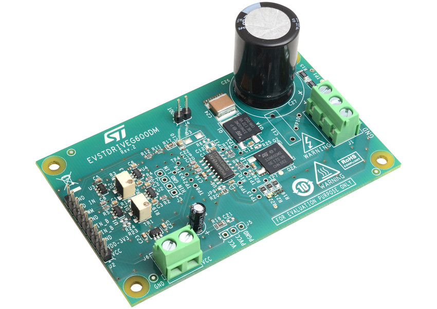 STMicroelectronics EVSTDRIVEG600DM - evaluation board top view