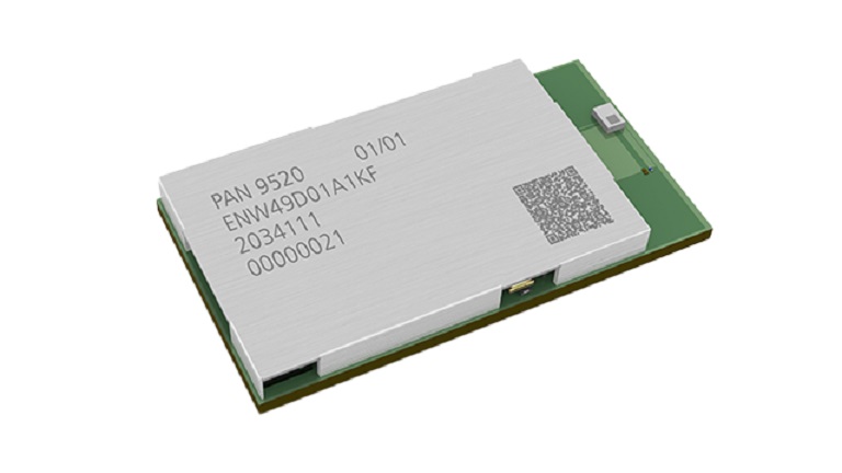 Panasonic PAN9520 WiFi module - top side