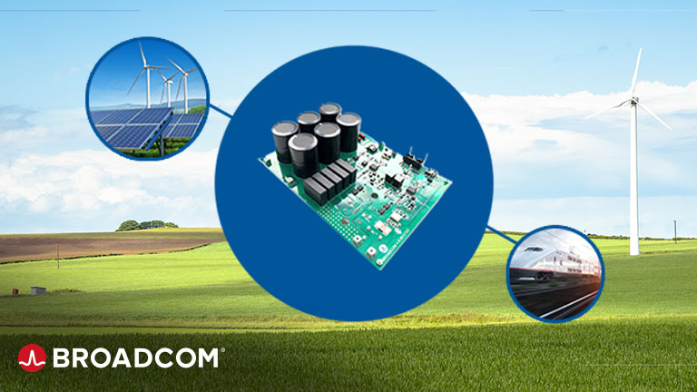 Image of Broadcom Green spotlight board