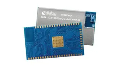 Renesas DA16600mod - front and back side of the module