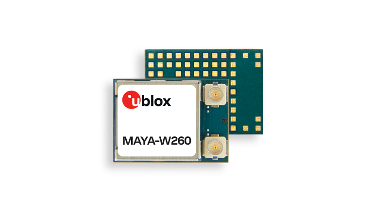 u-blox MAYA-W260 - front and back side