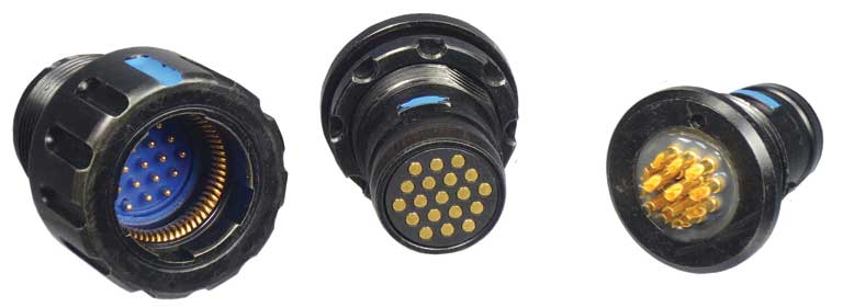 ITT Cannon's Nemesis miniature circular connectors for soldier wearables