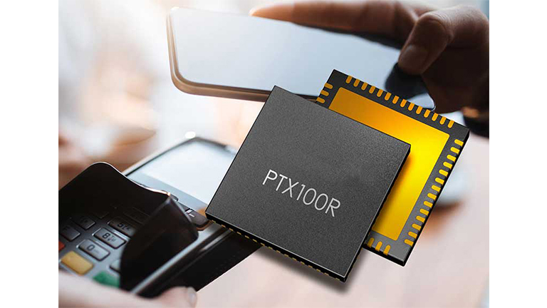 Renesas PTX100R - front and back side of the NFC reader