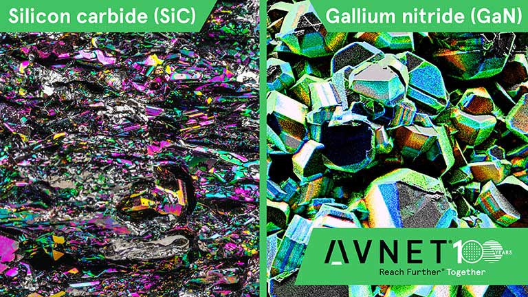 Silicon carbide (SiC) and Gallium nitride (GaN)