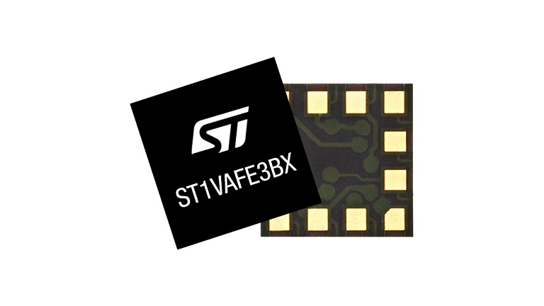 STMicroelectronics ST1VAFE3BX - front and back side of the sensor