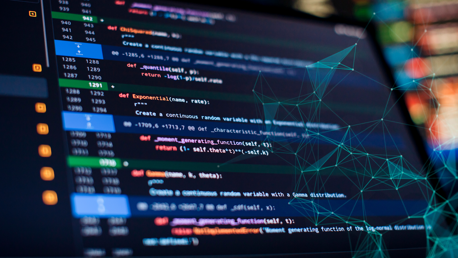 Code on screen: Windows vs Linux