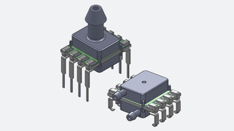 two small sensor components