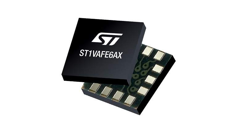 STMicroelectronics ST1VAFE6AX - front and back side of the sensor