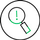 Icon of magnifying glass