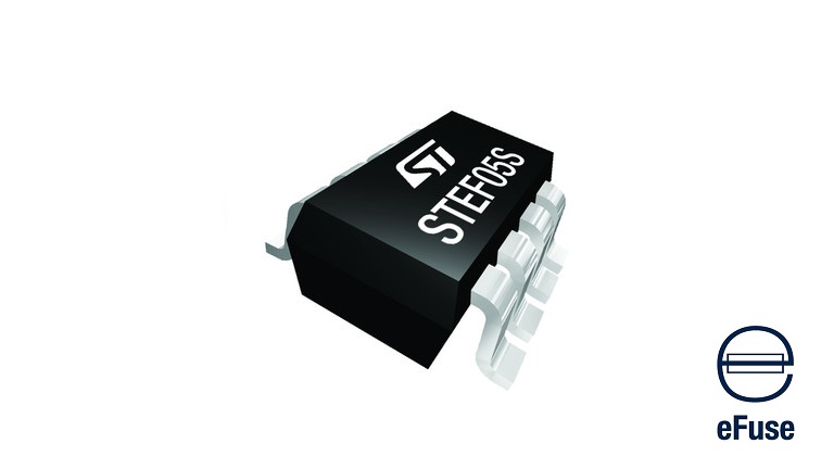 STMicroelectronics STEF05S front side of the chip 