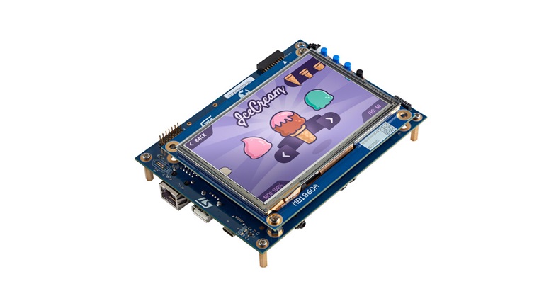 STMicroelectronics STM32N6x5 development kit - top side