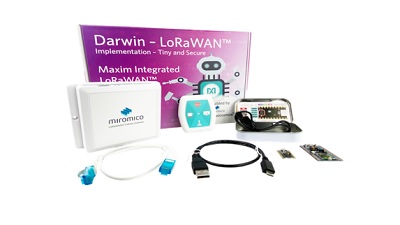 Maxim Darwin LoRaWAN Starter Kit content unboxed Maxim Darwin LoRaWAN Starter Kit content unboxed