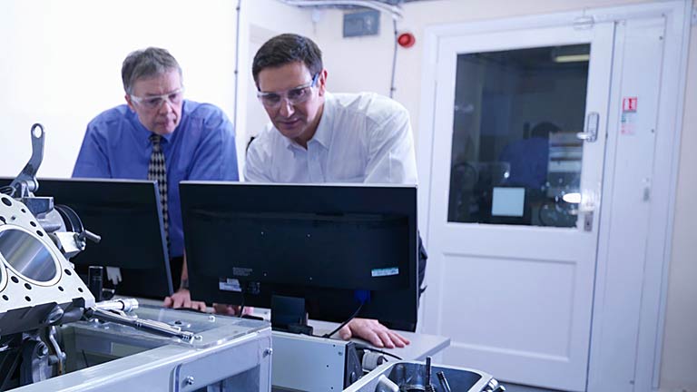 engineers in lab