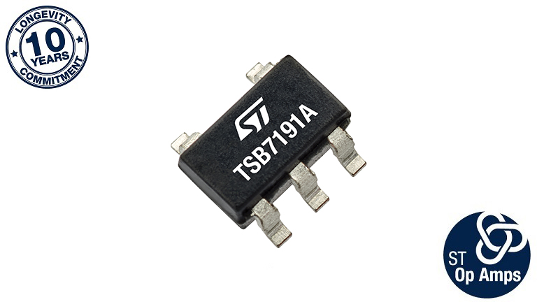 STMicroelectronics TSB7191A - front side view of the amplifier