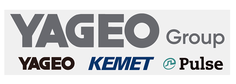 official logo of Yageo Group, Yageo, Kemet, and Pulse