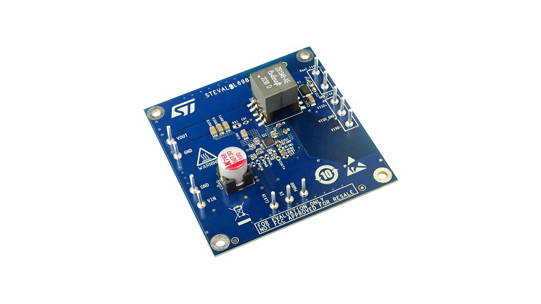 STMicroelectronics STEVAL L6983IV1 - top side view STMicroelectronics STEVAL L6983IV1 - top side view
