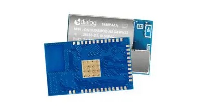 Renesas DA16200MOD - front and back side of the module