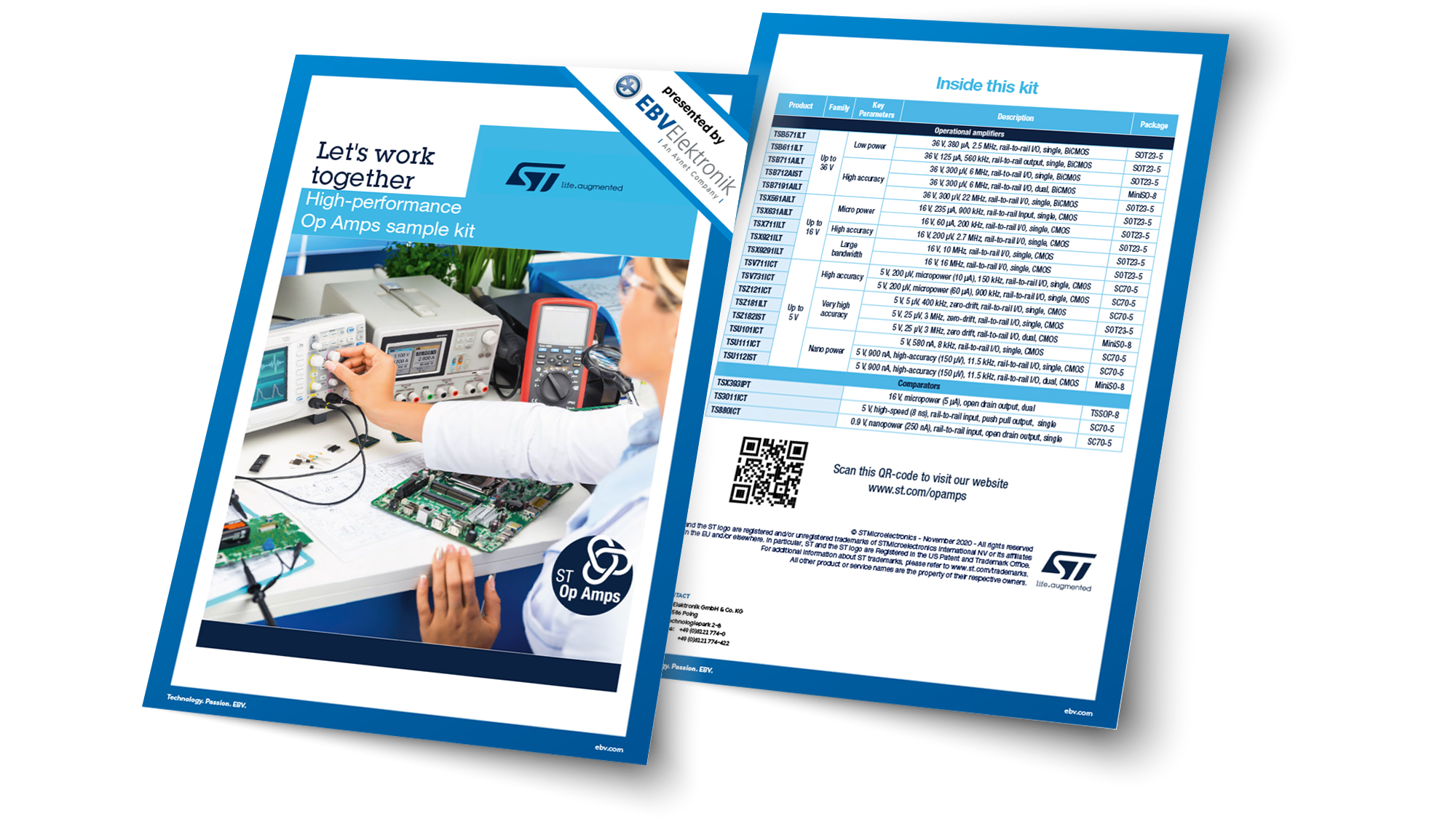 Image of ST OpAmps Sample Kit folder 3D Cover
