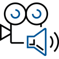 Image of Audio Visual Equipment Icon
