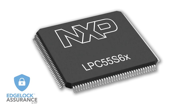 LPC55S6x - Front side of the chip