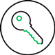 Icon of a key Icon of a key