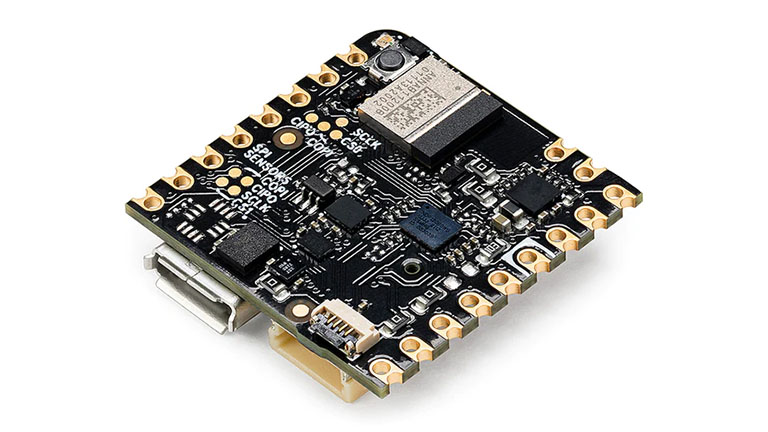 Arduino Nicla Voice - side view of the board