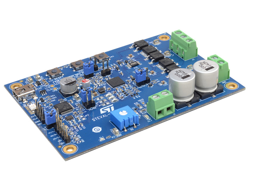 STMicroelectronics STEVAL-SPIN3202 - front side view of the board
