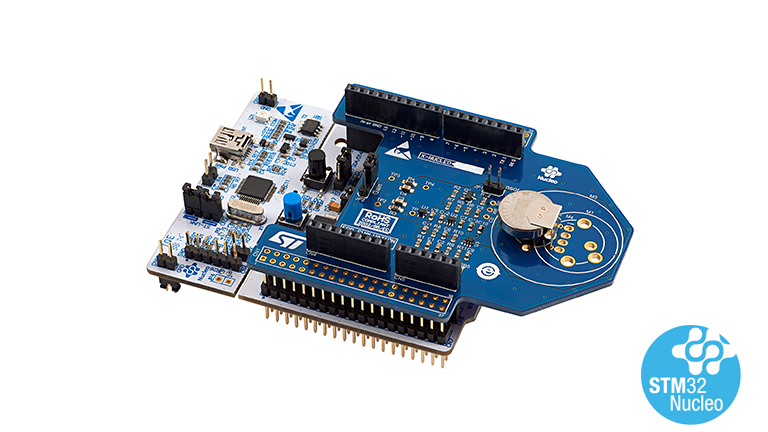 STMicroelectronics P-NUCLEO-IKA02A1 - front side view of the board