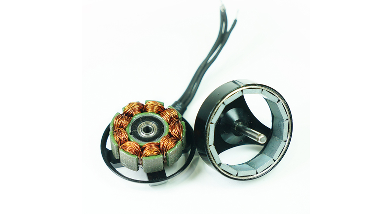 Disassembled outer rotor design