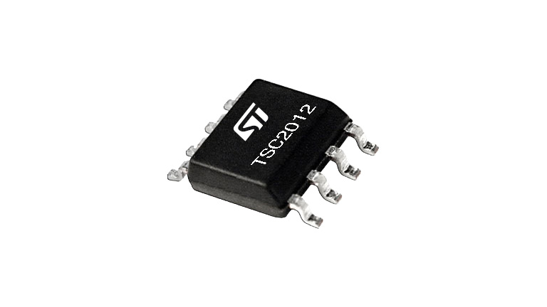 STMicroelectronics TSC2012 - top side of the amplifier