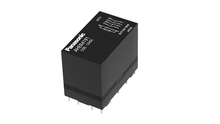 40A PCB relay for 3 phase systems with feedback contact