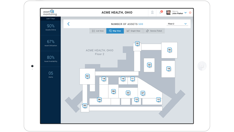 asset location map